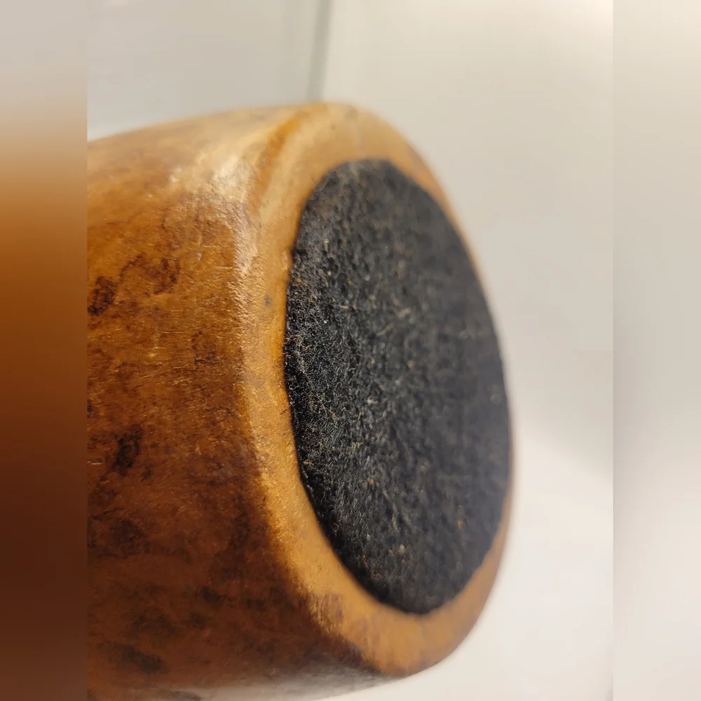 Sharp Tribal Clay Fired Vase with Coiled Grass and Ratan Woven Top